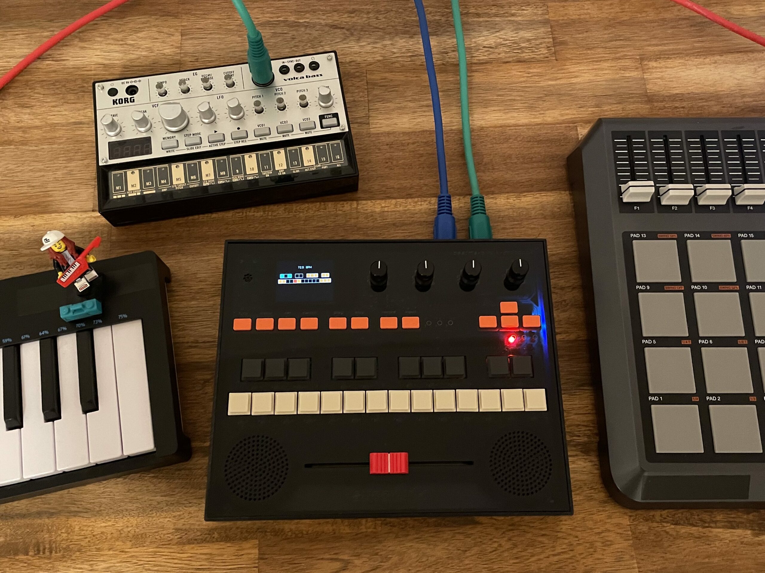 Beatmaker's sketchbook integrated into existing MIDI setup